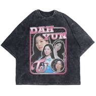 TWICE DAHYUN OVERSIZE T-SHIRT GIRLS WASHING VINTAGE TEE (OVERSIZE WASHED T-SHIRT)