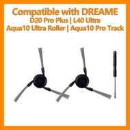 Replacement Side Brushes Kit Compatible with Dreame D20 Pro Plus L40 Ultra Aqua10 Ultra Aqua10 Pro T