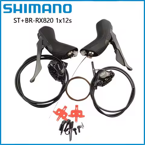 Shimano GRX ST-RX820 Shifter Hydraulic Disc Brake 1x12s Dual Control BR-RX820 Caliper Cycling Access