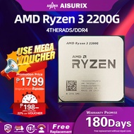 AISURIX R3 2200G AMD Ryzen 3 2200G Socket AM4 Desktop Processor 4-Core 4-Thread 3.6 GHz CPU
