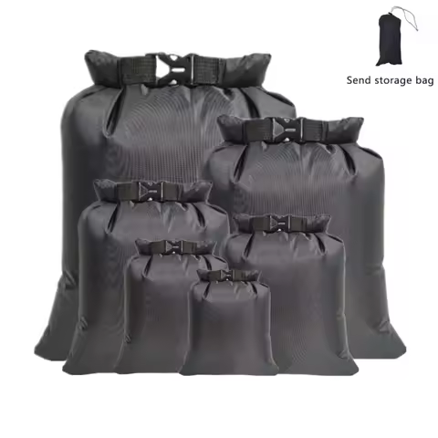 Waterproof Dry Bag 6PCS Set 1.5L 2.5L 3L 3.5L 5L 8L Roll Top Floating Sack Ocean Pack Kayaking Rafti
