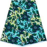 African Ankara Polyester Fabric with Geometric Prints