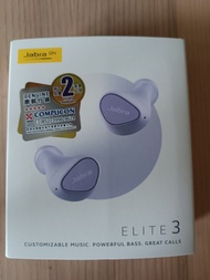 (全新未拆) Jabra 捷波朗 Elite 3 真無線耳機（紫色)（包本地順豐站/智能櫃自取運費)