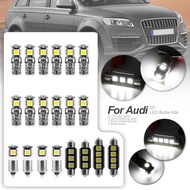 17x Canbus White LED Light Bulbs Interior Kit For 2005-2009 Audi Q7 Map Glove Box Trunk Cargo Licens