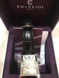 Black leather Philippe Charriol Watch