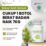 NUTRIFAT obat penggemuk badan pria wanita cepat naik 10kg ampuh permanen gemuk fit jamu gemuk sehat