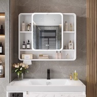 Intelligent Lamp Defogging Mirror Cabinet With Mirror Light Arc Bathroom Mirror Cabinet Storage Kabi