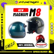 MAGNUM Helmet M8 NEW (100% Original) Sirim Certified Topi Keledar Motorsikal Helmet Murah MS88 SGV99