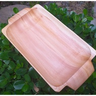 Mahogany tray 20x38cm