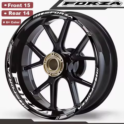 For Honda Forza125 Forza250 Forza300 Forza350 Wheel Stickers Rim Decals Motorcycle Accessories Forza