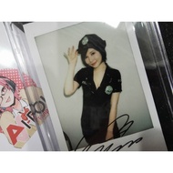 Yuria Satomi Polaroid Photo With Police Uniform Signature