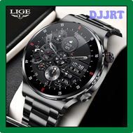 DJJRT League ECG PPG Bluetooth Call Smartwatch Men Full Touch Sports Watch Health Tracker Men Smartwatch กันน้ําสําหรับ Android iOS BDGER