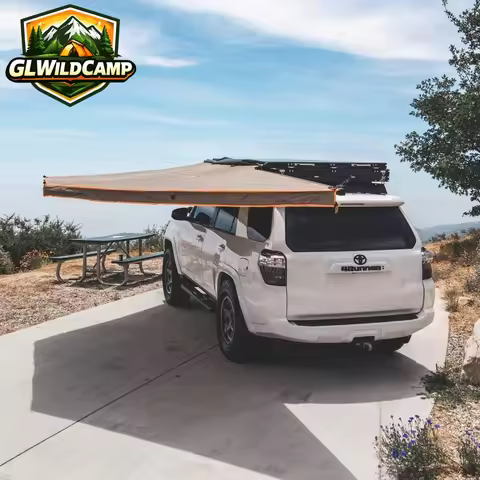 Most Popular Car Awning 4x4 4wd 180 Degree Awning Side Rooftop Tent for Car Side Awning 180