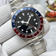 Retro GMT Men's Business Biwan Style T Men's Business Steel Band Automatic Mechanical Watch Men
