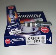 หัวเทียนเข็ม NGK Iridium IX - CR9EIX ใส่รถ ER6N-FVersys650Z650Vulcan650Z800-1000ZX-10R(ปี 2006-2015)