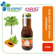 [EXP: 6/2026] ORIG Powerleaf Papaya Leaf 250ML No Preservative Sugar Free