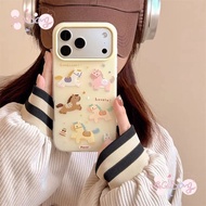 For IPhone 11 16 15 13 14 12Pro Max XR X XS MAX 2-in-1 Case 5 Creative Horses Phone Case
