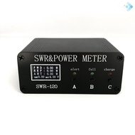 Meters Power Meter Oled Hf Meters Oled Meters Power Watt Swr Hf 1.8mhz-50mhz 0.5w-120w Display Swr 1