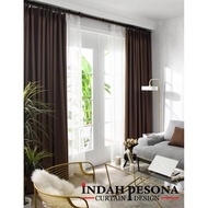 B25 Ready Made Curtain 99%Blackout Siap Jahit Langsir Langsir RAYA Kain Tebal 100%Polyester Blackout