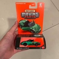 HIJAU Matchbox Moving Parts 2024 Porsche 718 Spyder RS Green 2026 - Openable Doors