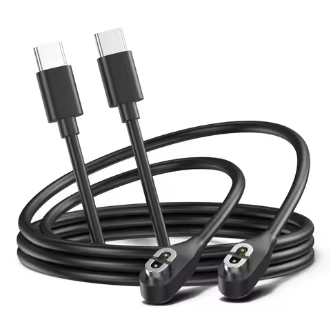 100cm/60cm TypeC USB Charging Cable for SHOKZ OpenRun Mini Pro Magnetic Charger For After Shokz AS80