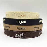 Premium Gold Foil Ribbon - Custom Logo Satin Ribbon for Bow Accessories, Gift Box Packaging, DIY Cra