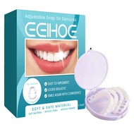 Adjustable Dentures Teeth Veneers Restoration Dentures Decorate Gaps Imitation Tooth Cover Fake Teet