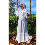 Baju Muslim Anak \ Gamis Anak Perempuan \ Gamis Putih Anak Perempuan \