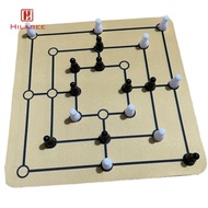 [UsusexaMY] Chess Board Game Set for Kids And Adults Adult Picnic Men's Morris 9 Pieces