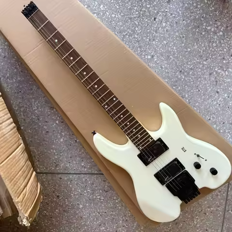 Mini Guitar 6 String 8 String Headless Electric Guitar 30 Inch Basswood Body Headless Guitar High Gl