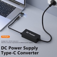 (ZT)DC to USB C PD 65W Power Adapter Converter 5.5X2.5 7.4X5.0 4.5X3.0mm Laptop Charger to Type C Co