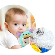 Light Baby Vocal Rattles Mobiles Change With The Rhythm LED Glowing Hand Rattle Music Sand Hammer Soft Teether Baby Toys DY