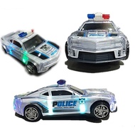 Musical Police Car Play Toys For Kids Vehicles Toys With LED Lights & Sounds Effect Mainan Budak Lel