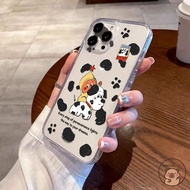 For Infinix Smart 10 InfinixSmart10 Phone Case Cute Twinkle Star Dalmatian Dog Paw Cartoon Transpare