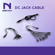 DC Jack Cable 25cm 20AWG, 1 to 4 / 1 to 8