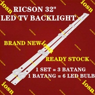 NEW 1 SET 32"TV LED BACKLIGHT HS-32D3003V2W6C1B58212M-XD-M