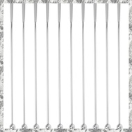 [I O J E] 10pcs Swizzle Sticks Metal - Stainless Steel Mixing Cocktail Coffee Stirrers for Wine Juic