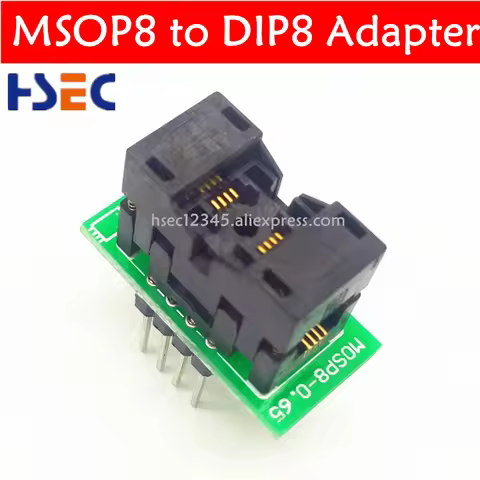MSOP8 to DIP8 adapter MCU Test IC socket eeprom programmer adapter 93C66 SSOP8 SSOP16 SOP8 to dip8 f