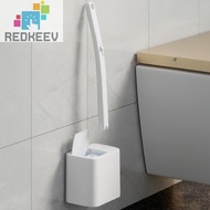 [Redkeev.my] Disposable Toilet Brush with Holder Toilet Bowl Cleaner Brush with 12PCS Toilet Brush R