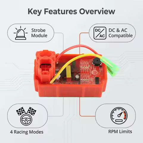 For SKUA150 CRF230 CS125 Racing AC DC 6Pin CDI GY200 YABEN50 XR250R Dialin Smart Touch Adjustable 60
