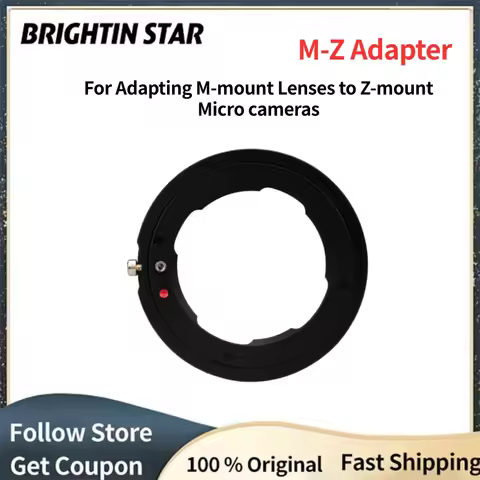 LCM-Z Len Adapter Brightin Star LCM-Z Len Adapter Converter Ring Camera Lens for Leica M Mount Lens 