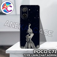 AC51/Case poco C71/GIRL'S Motif/softcase poco C71/casing poco C71/silicone poco C71