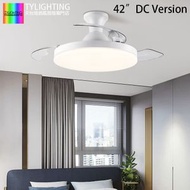 天怡燈飾 - T.Y.L PL-C5087v3 (42吋) (White) 伸縮風扇燈 開合風扇燈 吊扇燈 Retractable Blades Ceiling Fan