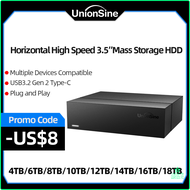 [ogifi] UnionSine 4TB 8TB 12TB 16TB 18TB 3.5" Desktop External Hard Drive USB 3.2Gen2 HDD Storage Co