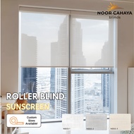 CAHAYA (per cm) Roller Blind Sunscreen - Roller Window Curtain - Minimalist Office Window Curtain - 