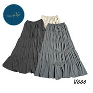 Floated wind skirt made in Korea V666 - with pockets on both sides