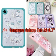 8.7 Inch Case for Samsung Galaxy Tab A9 8.7" X110/X115 Photo Frame Painted Cartoon Silicone Cover