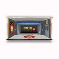 KRMK Box Akrilik Diecast POLISI INDONESIA PJR POLANTAS SABHARA