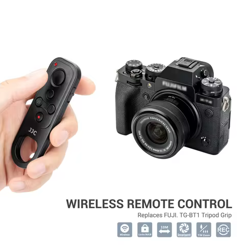 JJC Wireless Bluetooth Remote Control For Fujifilm Fuji XT50 X100VI X-S20 X-T5 X-T4 X-T3 X-T30 II X-