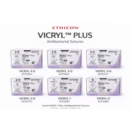 Ethicon VICRYL™ Plus Antibacterial Surgical Sutures – Multiple Sizes (0, 1, 2-0, 3-0, 4-0)